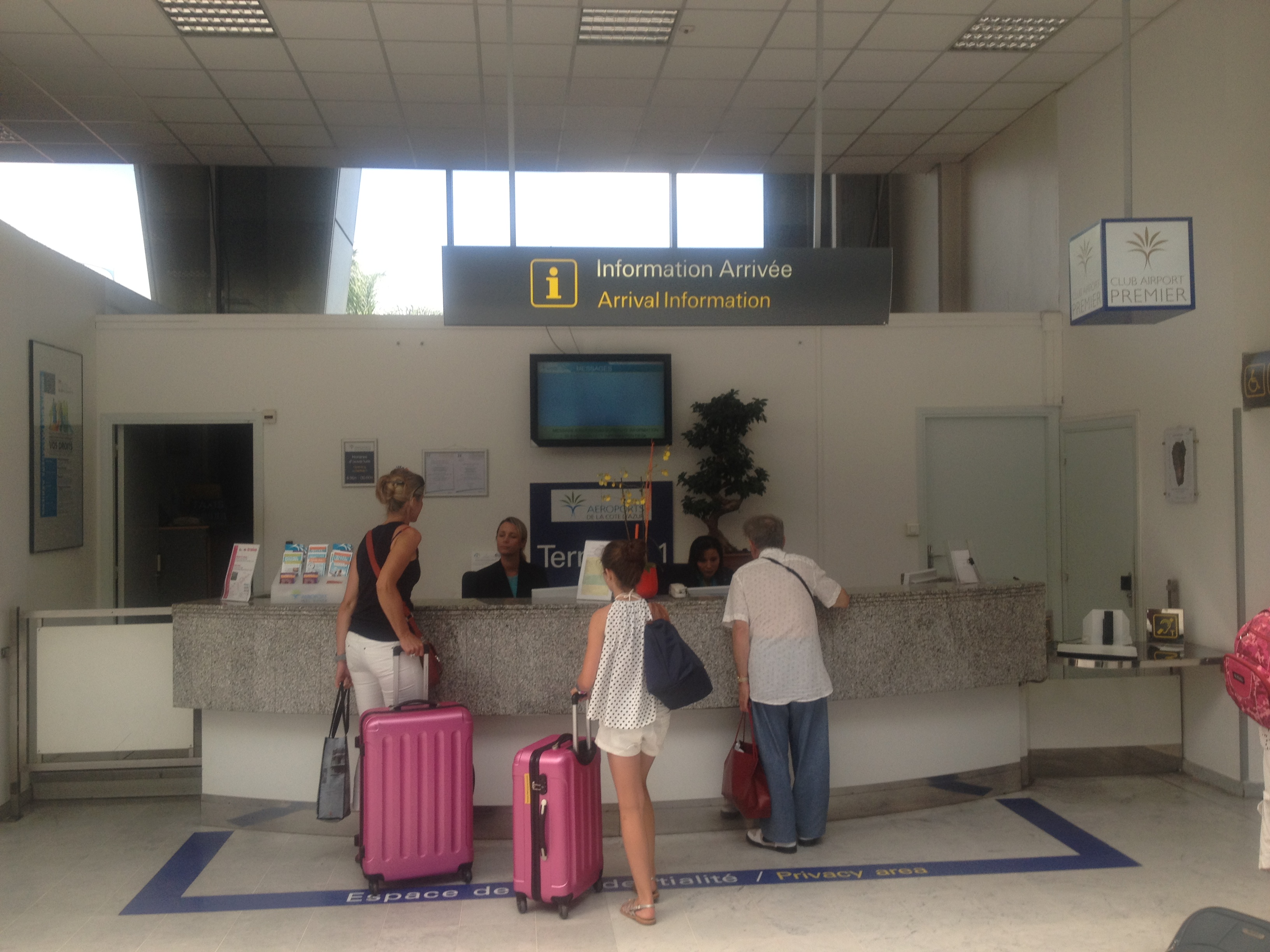 Nice Airport Information Desk